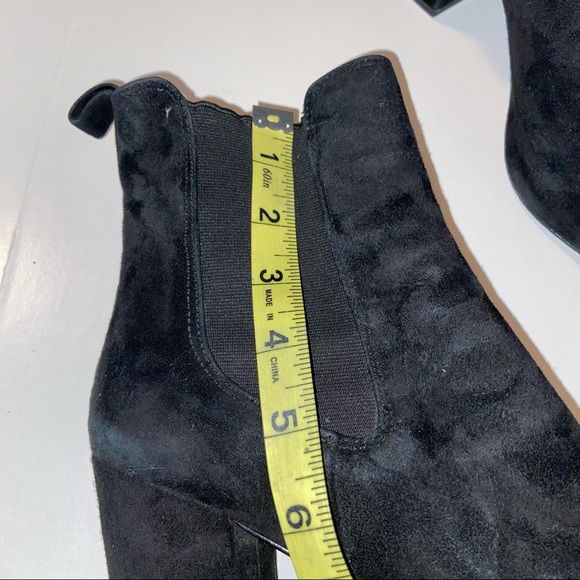 Steve Madden Subtle Pointed Ankle sueded Bootie black 8.5 - Picture 12 of 13